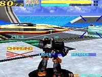 une photo d'Ã©cran de Virtual On - Cyber Troopers sur Sega Saturn